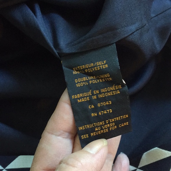 Black and white geometric patterned dress - Picture 8 of 9